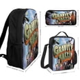 thumbnail image 2 of Gravity Falls Backpacks 3 Piece Set Bookbag with Lunch Bag And Pencil Case, 2 of 8