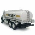 thumbnail image 2 of Premium Alloy Oil Tanker Truck Pull Back Model Toy for Playtime and Creative Home or Office Decor, 2 of 11