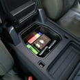 thumbnail image 4 of TINKI Car Center Console Armrest Storage Box for Land Rover Defender 110 2020 2021 2022 2023 ABS Plastic，Black, 4 of 8