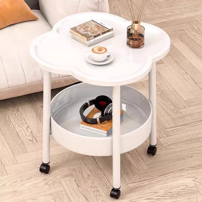 Clearance Under $20 2 Tiers Freestanding Side Table, Mini Beside