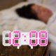 thumbnail image 1 of Reloj de pared digital perfecl LED 3D Minimalista rosa, 1 of 8