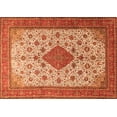 thumbnail image 1 of Ahgly Company Indoor Rectangle Medallion Orange Traditional Area Rugs, 4' x 6', 1 of 1