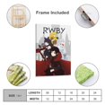 thumbnail image 2 of RWBY Cuadro decorativo colgante - Arte de pared - Póster enmarcado - Decoración de pared - Regalos para familia, amigos y aficionados 40*60 cm, 2 of 6