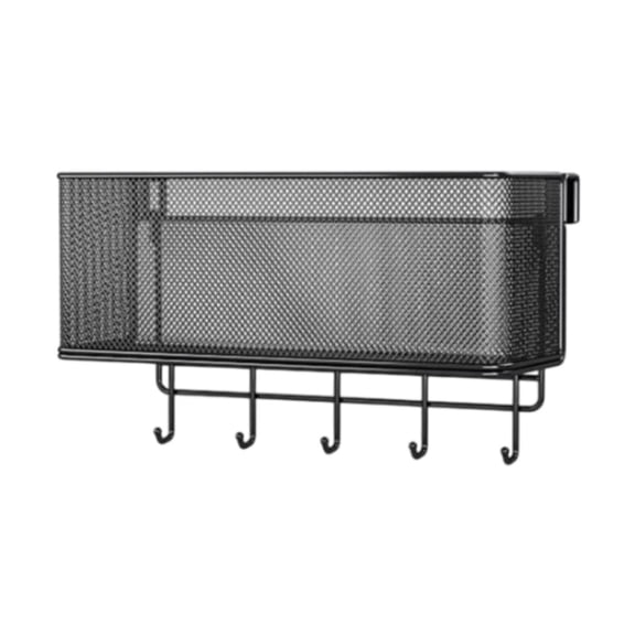 Estante de noche para litera Cesta de almacenamiento colgante Cesta de almacenamiento Mala para guardar estanterías de metal de Origanizer para y gancho