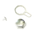 thumbnail image 3 of S SERENABLE Plaque de Verrouillage de Moulinet Baitcasting Écrou Manivelle Accessoires DIY Robustes Alliage d'Aluminium, Poignée de Réparation Haute Résistance Capuchon de Vis Droit, 3 of 9