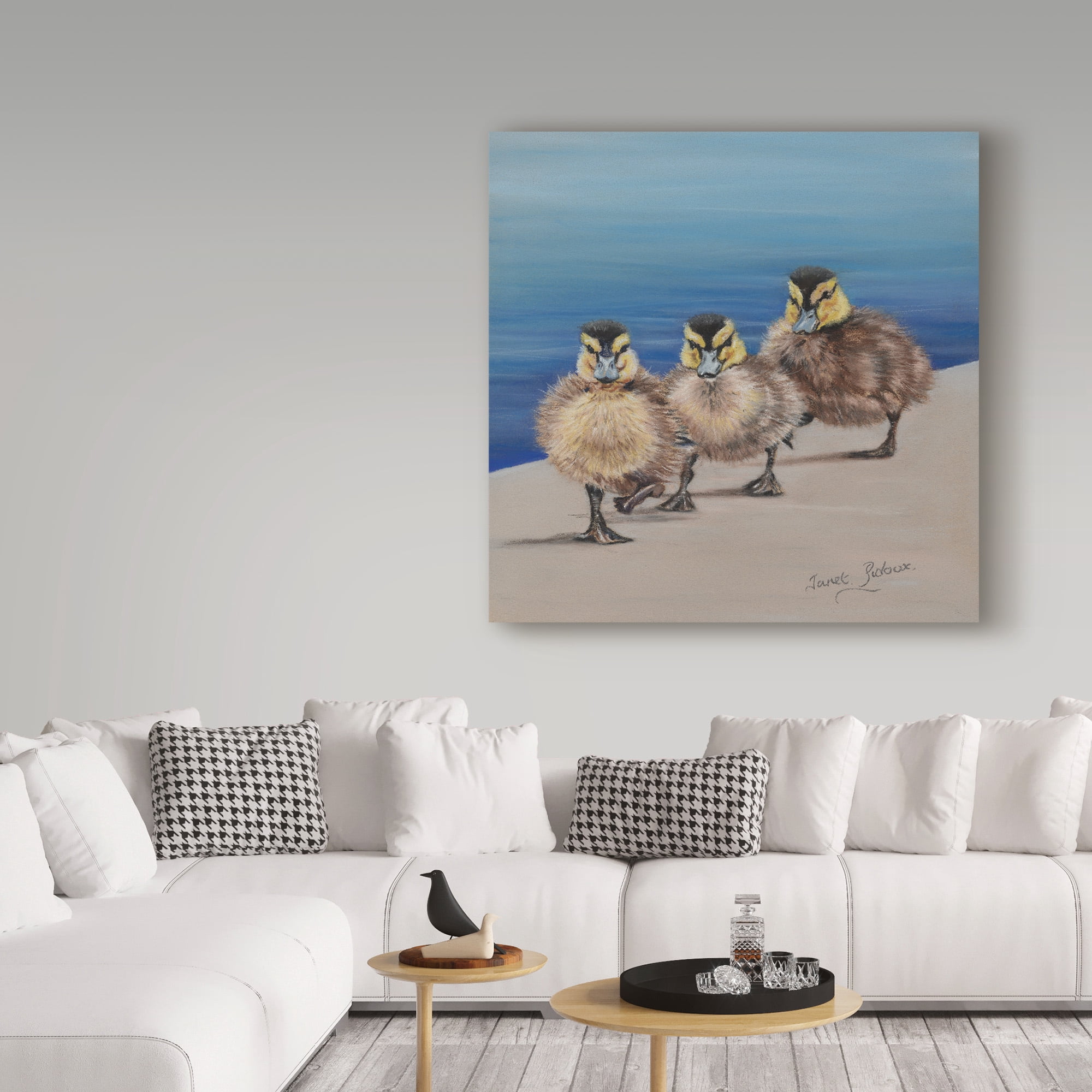 Trademark Fine Art 'Left Right, Left Right' Canvas Art by Janet Pidoux