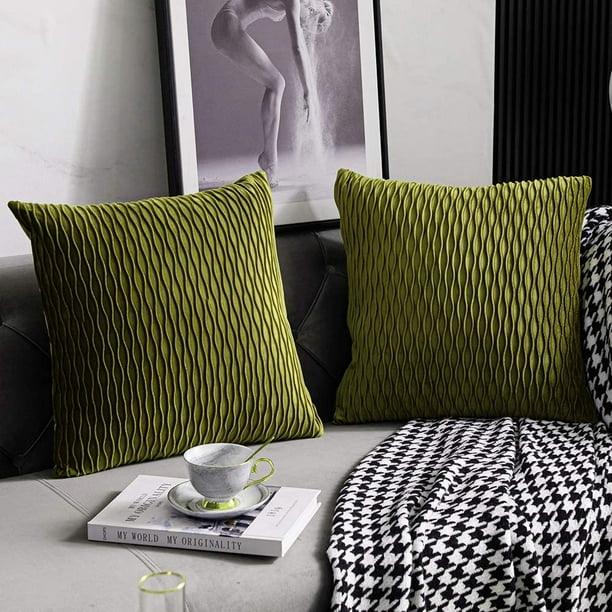 Moss green pillow cases 2025