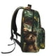 thumbnail image 3 of Disketp Jungle Hat Bear Mochila Estampada para Hombre y Mujer – Mochila Ligera Clásica con Múltiples Bolsillos para Universidad, Trabajo y Viajes-One Size, 3 of 5