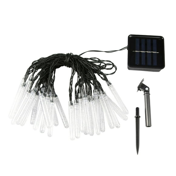 Fiudx Luces para Árbol de Navidad, Diseño de Muñeco de Nieve y Papá Noel, Efecto Intermitente Led, Luces Cálidas y Coloridas, Decoración para Fiestas, Jardín, Hogar, Boda, Juego de 30 Luces Led de 65