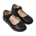 thumbnail image 2 of YunPes Girls Mary Jane Shoes School Uniform Flats Dress Shoes Hook & Loop Soft Comfortable Insole Princess Shoes Toddler/Little Kid/Big Kid, 2 of 5