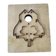 thumbnail image 4 of Molde de corte de cuero, molde portátil para repujado de vaca, molde de corte de cuero, troquel de corte de madera en forma de elefante, 4 of 6