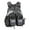 Dark Grey, variant on Bassdash Fishing Vest Adjustable for Men and Women, for Fly Bass Boat Fishing