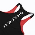 thumbnail image 5 of WSEVYPO Men's Athletic Stringer Gym Muscle Workout Racerback Fitness Tank Tops, 5 of 6