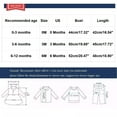 thumbnail image 3 of Short Sleeve Baby Romper Solid Color Ribbed Infant Bodysuit With Zipper Comfy Crew Neck 0-12M Summer Jumpsuit On Clearance, 3 of 3