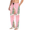 thumbnail image 2 of FORMRS Mens Pajama Pants with Pockets Sleepwear Lounge Bottoms Sizes S-2XL, Brown Gingerbread House, 2 of 7