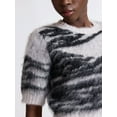 thumbnail image 6 of Scoop Women's and Women’s Plus Fluffy Sweater with Short Sleeves, Lightweight, Sizes XS-4X, 6 of 7