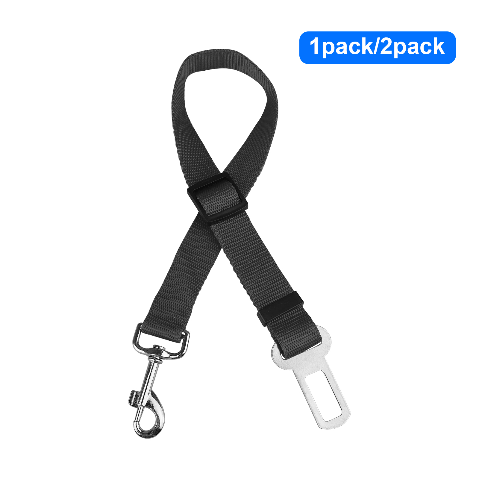 EEEKit 2/1Pack Seatbelt Tether for Dogs Universal Car Seat Belt for
