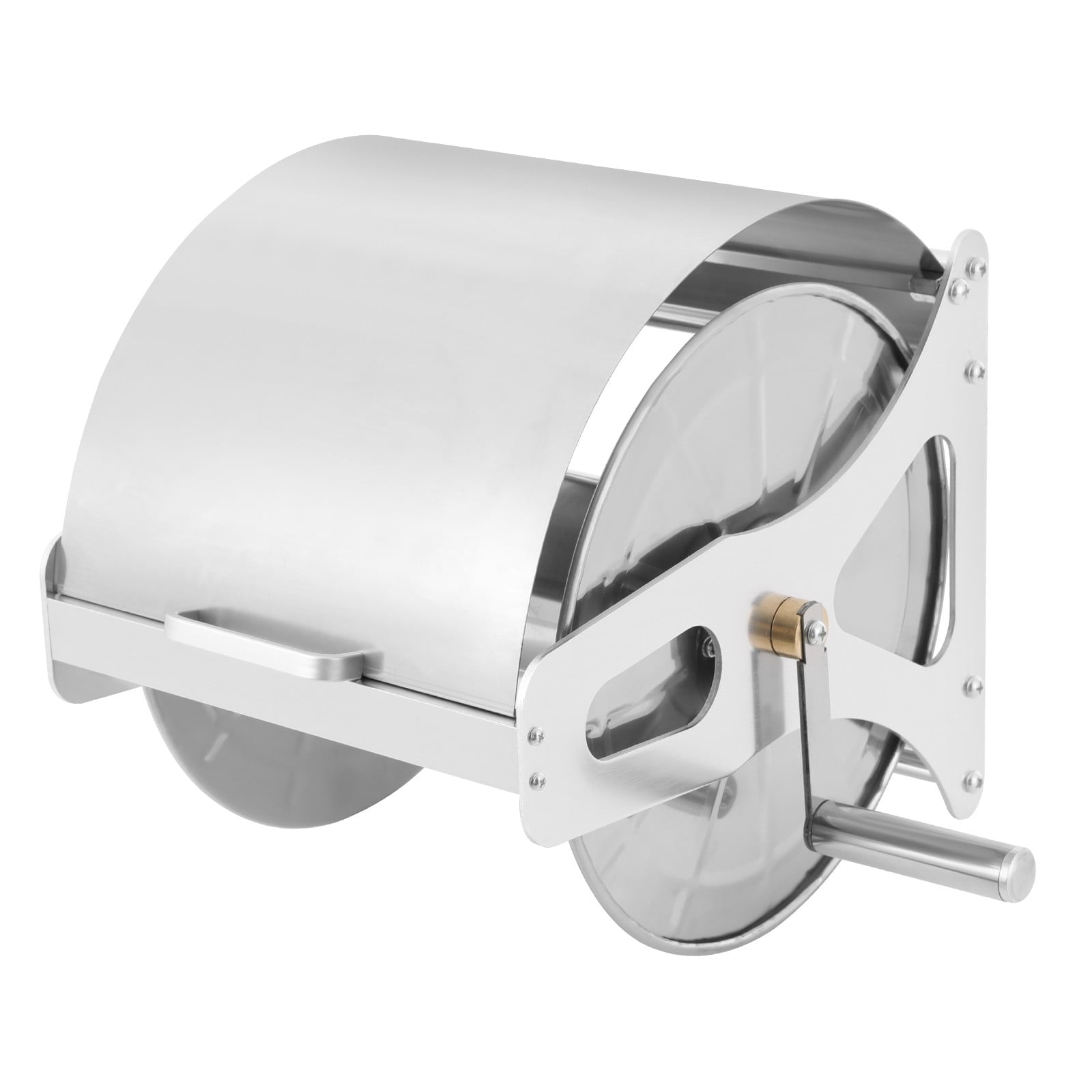 Hose Reel, Garden Hose Reel, Metal Hose Reel for Watering Lawns and Flowers, Washing Cars, Bathing Pets, and More (11.02*14.17*11.81in)