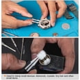 thumbnail image 6 of Uxcell 3pcs Precision Ceramic Tweezer 5" Stainless Steel Tweezers Anti-Static Curved Head, 6 of 6