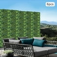 thumbnail image 3 of Artificial Greenery Wall Panels, 6-Piece Set, 23.6x15.7in Spun Silk/Plastic, UV-Resistant, Wall-Mounted, for Weddings/Restaurants, 3 of 19