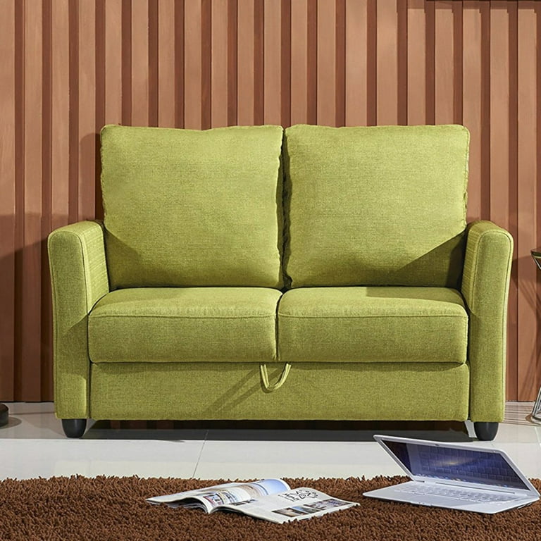 Loveseat with storage online compartment