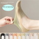 thumbnail image 5 of Calcetines de barco de seda de hielo para mujer, de verano, ultrafinos, de algodón de color sólido, con parte inferior de boca baja, invisibles, antideslizantes y que no se caen, calcetines, 5 of 6