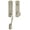 Satin, variant on Baldwin 85337056ENTR Lifetime Satin Nickel Bethpage Single Cylinder Handleset