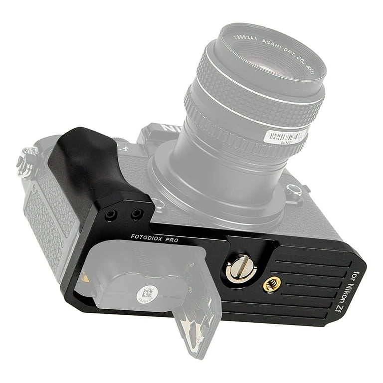 Fotodiox Deluxe Metal Zf Camera Hand Grip with Wooden Accent and