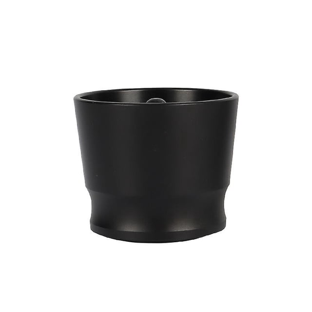 Embudo dosificador de café expreso de 58 mm, anillos dosificadores de acero inoxidable, taza dosificadora de café, accesorios para café expreso (negro)