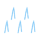 thumbnail image 1 of 2 Baquetas Nailon Con 4 Colores para Adultos Y Profesionales () Azul, 1 of 4
