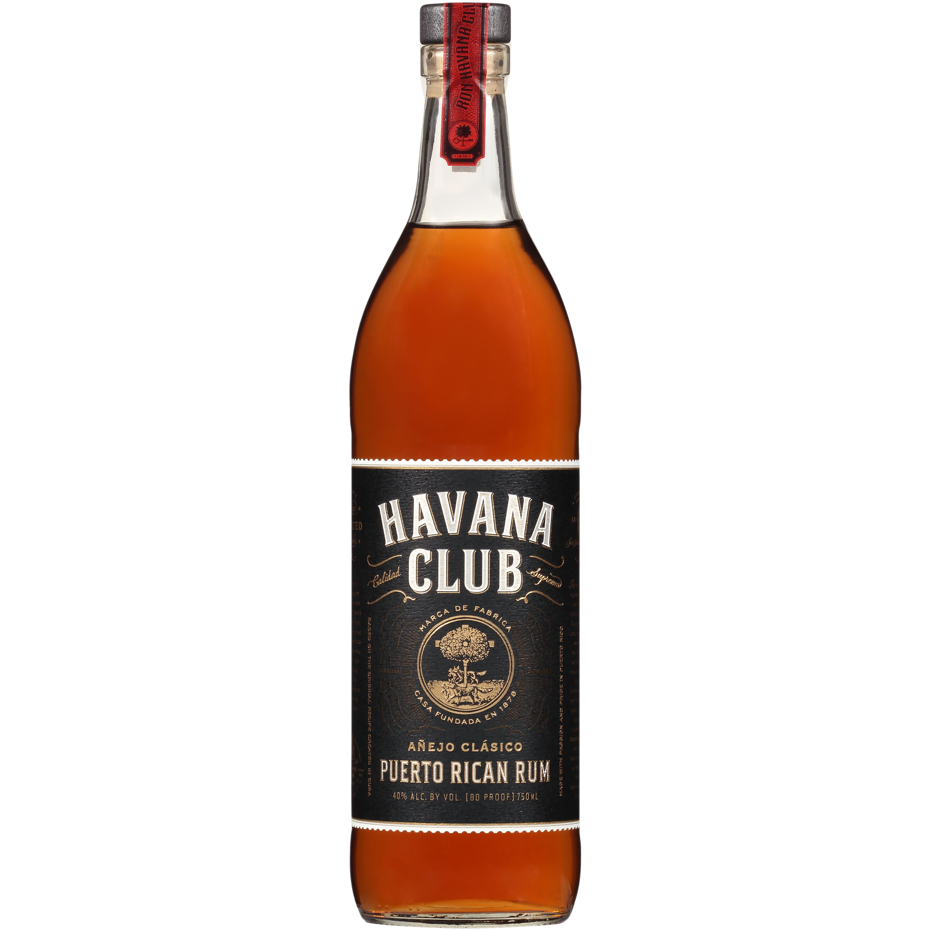 Havana Club Anejo Clasico Rum, 750 mL