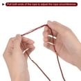 thumbnail image 5 of Uxcell Jade Rope Nylon Cord Necklace Strings Emerald Rope, Dark Khaki, 5 of 6