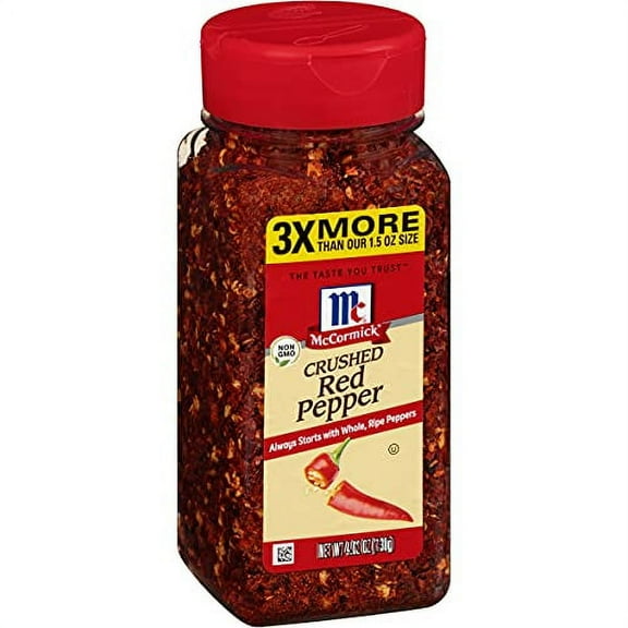McCormick Crushed Red Pepper, 4.62 oz