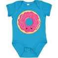 thumbnail image 3 of Inktastic Hot Pink Donut Boys or Girls Baby Bodysuit, 3 of 5