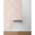 thumbnail image 5 of NextWall Light Pink Cora Damask Peel and Stick Wallpaper, 5 of 8