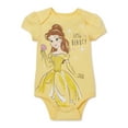thumbnail image 4 of Disney Princess Baby Girl Graphic Bodysuit, 3 Pack, 4 of 7