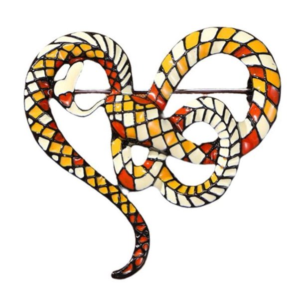 SGACAI 1X Broches de mujer Broches de serpiente Personalidad Hombres NUEVOS Mujeres y Reino Unido