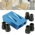 thumbnail image 6 of 15Pcs Pocket Hole Jig Kit 6/8/10mm Angle Drill Guide Set Woodwoorking Tool Hole Puncher Locator Jig Drill Bit Carpentry Tools, 6 of 6