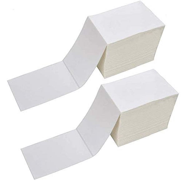 Etiquetas plegables Immuson, 2000 etiquetas térmicas directas de 4 x 6 pulgadas