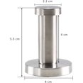 thumbnail image 5 of Decorative Satin Nickel Wall-Mounted Robe Hooks, Stainless Steel Construction Heavy Duty Wall Hooks, Resistant to Scratches Corrosion Resistant for Wide Application, 5 of 5