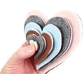 thumbnail image 2 of Playfully Ever After 1 to 6 inch Multi-Size Color Pack 24pc Felt Hearts (LightBlue/LightPink/Charcoal/Cocoa), 2 of 5