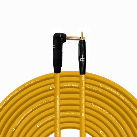 Coluber Cable Right Angle 1/4" TS to 3.5 TS Male - Pro Audio Interface Cable