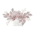 thumbnail image 1 of Xihbxyly Accesorios para El Cabello de Novia, Impresionante Peineta de Aleación de Cristal, Elegante Diseño de Espiral con Pasador de Perla, Estilo Único de Plancha para El Cabello, Ideal para Bodas,, 1 of 2