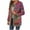 Red, variant on Oversized Cardigans Women Ethnic Style Floral Print Long Sleeve Jacket Work Cardians