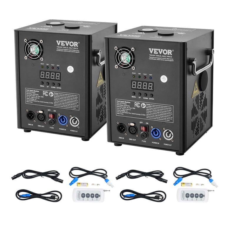 COLD SPARK ペルチェデバイス VEVOR Cold Spark Machine, 2 Pack 500W Output Fireworks Controllers