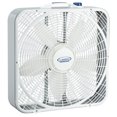 thumbnail image 1 of Lasko Weather-Shield Performance Box Fan, 3 Speeds, Innovative Wind Ring System for Up to 30% More Air, Carry Handle for Bedroom, Office, Home, 20 Inch, White, 3720, 1 of 6
