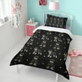 thumbnail image 4 of Schnauzer Dog Duvet Cover and Pillowcase Set for Single Bedding, Bedroom Accessories for Kids Teens, 4 of 5