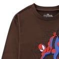 thumbnail image 2 of Marvel Spider-Man Halloween Crewneck Pullover Sweatshirt (Boys), Sizes 3T-7, 2 of 5