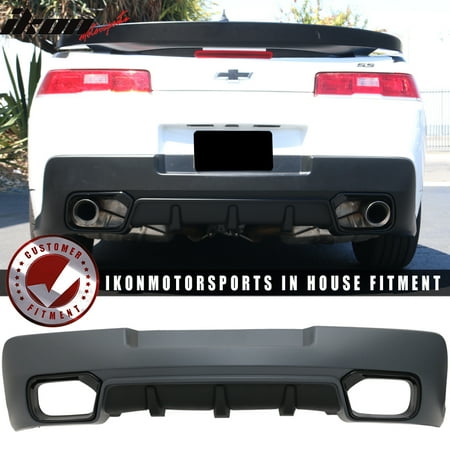 Caravan Rear Bumper Cover - Fits 14-15 Camaro OE Style Z28 Spring Edition Rear Lower Bumper Cover Diffuser