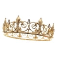 thumbnail image 3 of Tiara de boda Fernando de aleación de Zinc 6 pulgadas Tocado, 3 of 8